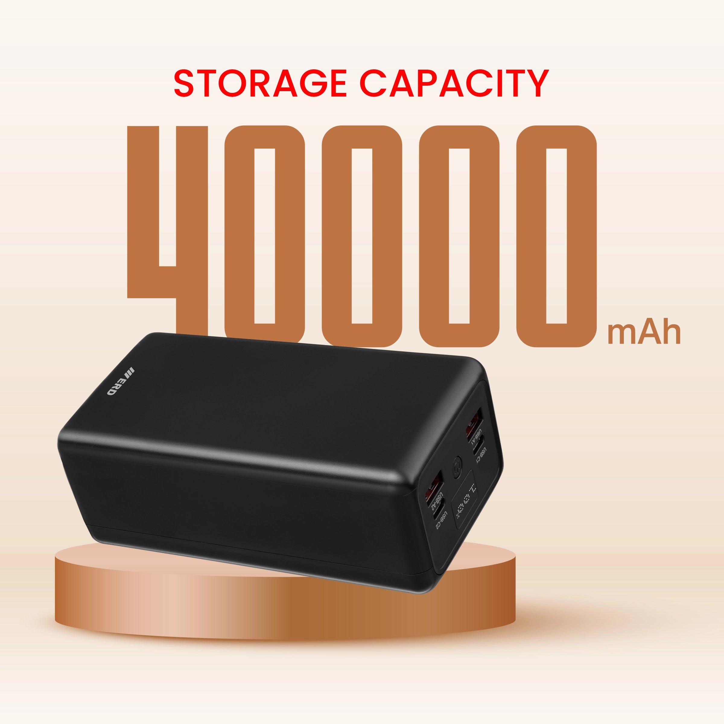 ERD PB-193 Power Bank 40000 mAh (25W)