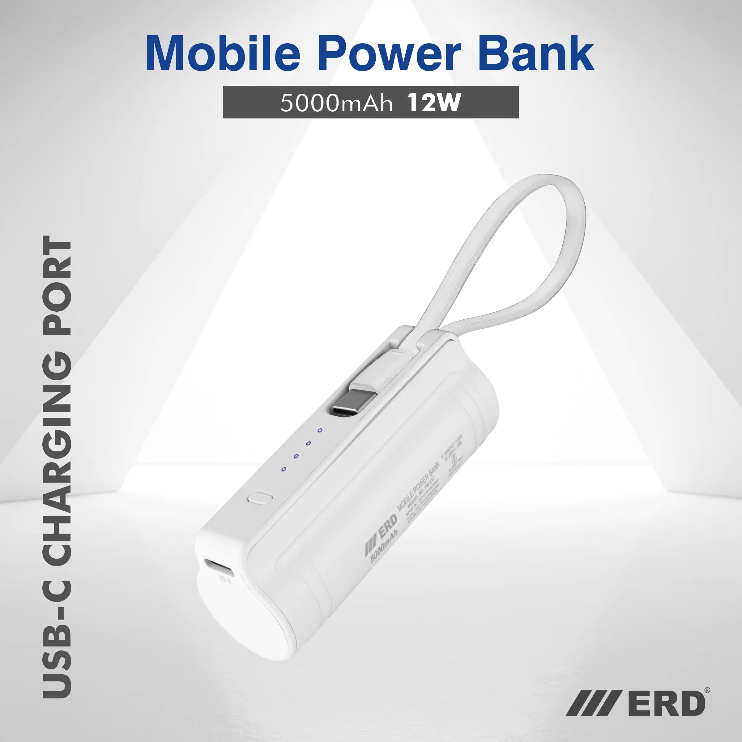 ERD PB-210 Power Bank 5000 mAh (12W)