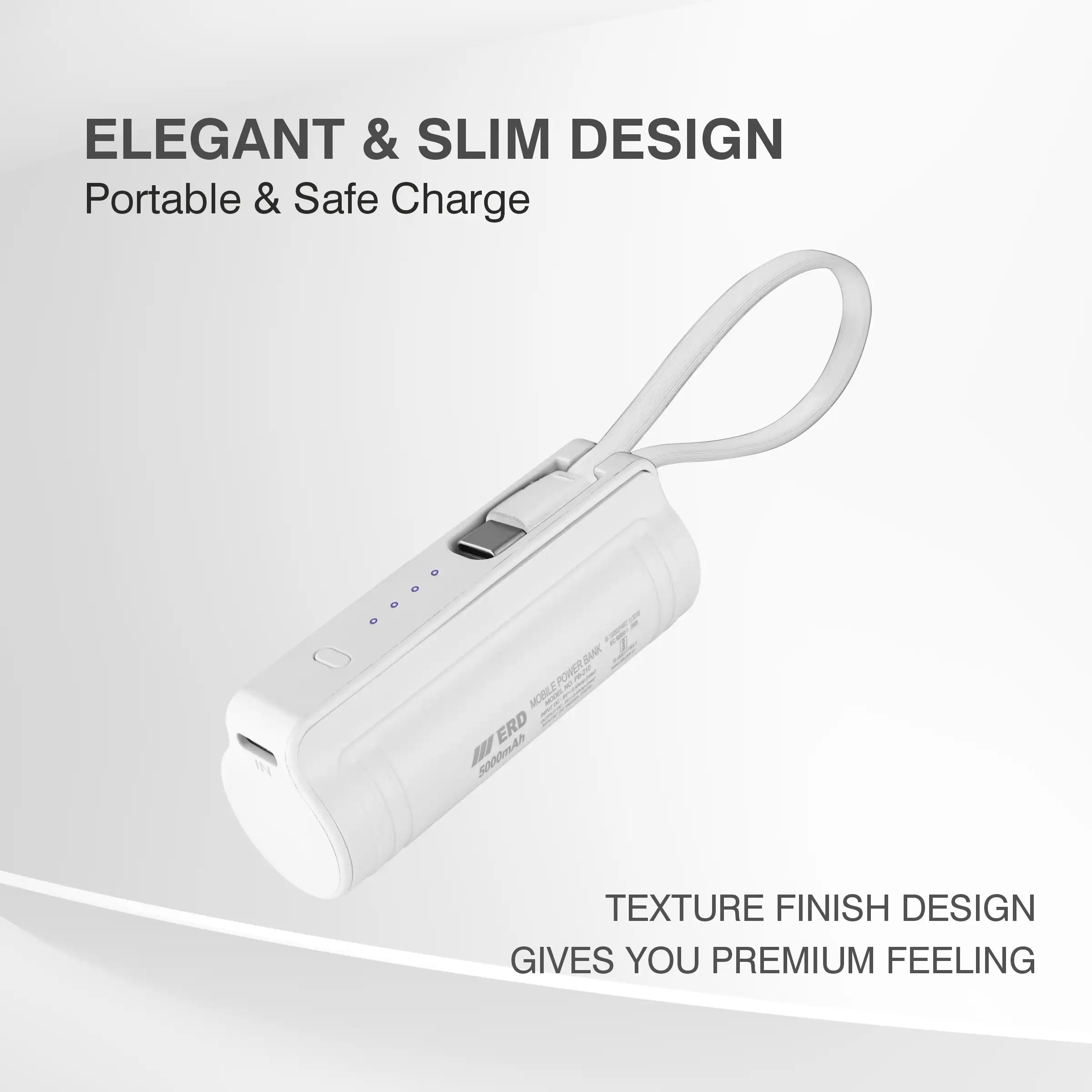 ERD PB-210 Power Bank 5000 mAh (12W)