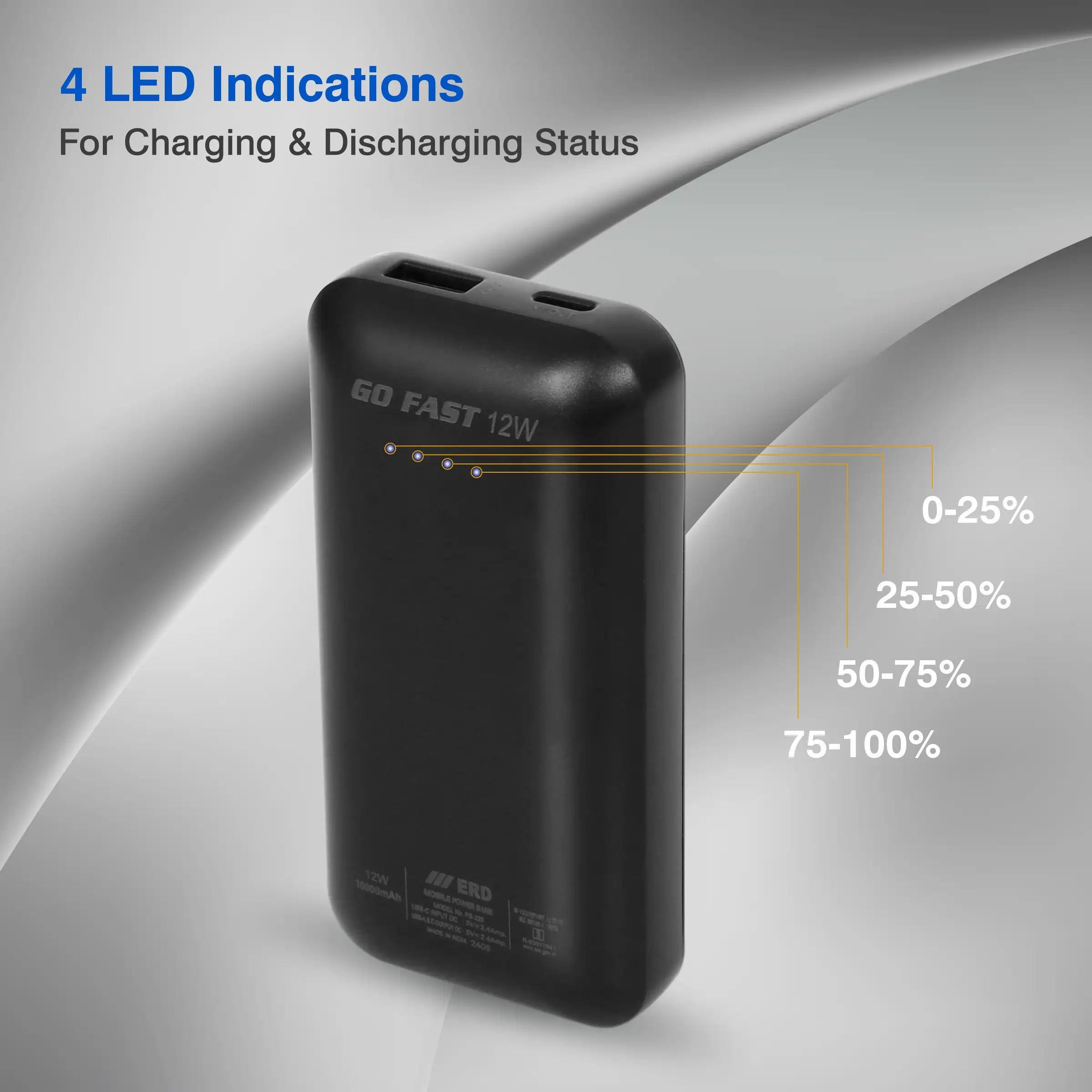 ERD PB-220 Power Bank 10000 mAh (12W)