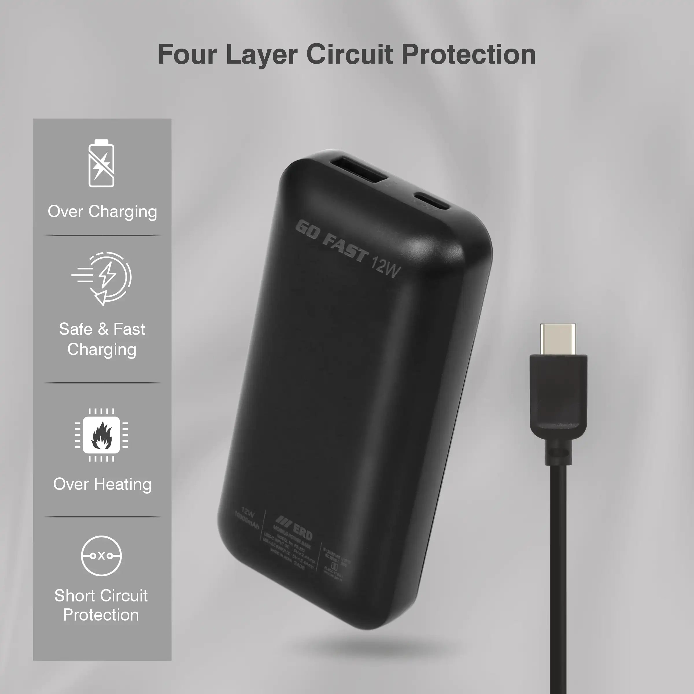 ERD PB-220 Power Bank 10000 mAh (12W)