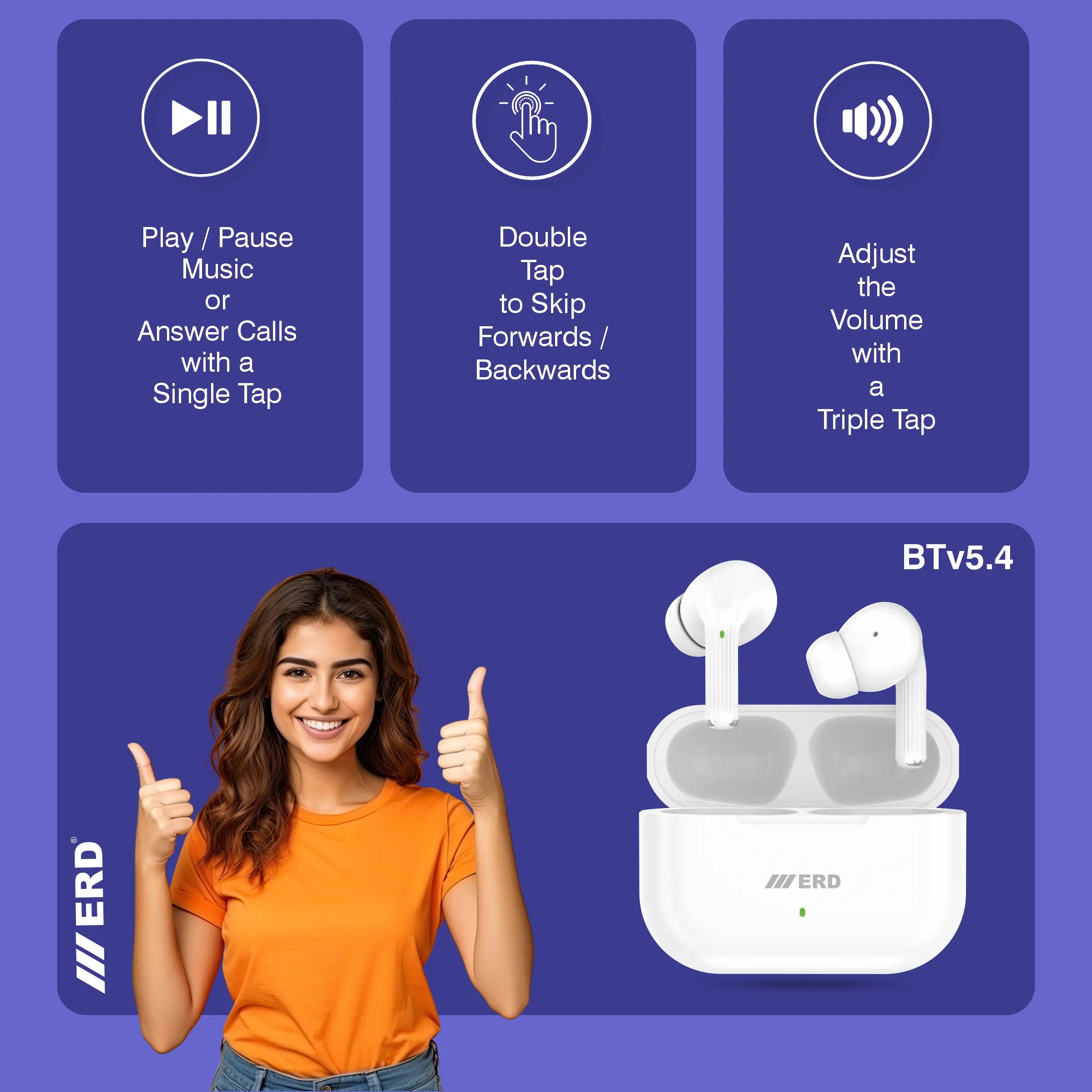 ERD TWS-110  Wireless Earbuds