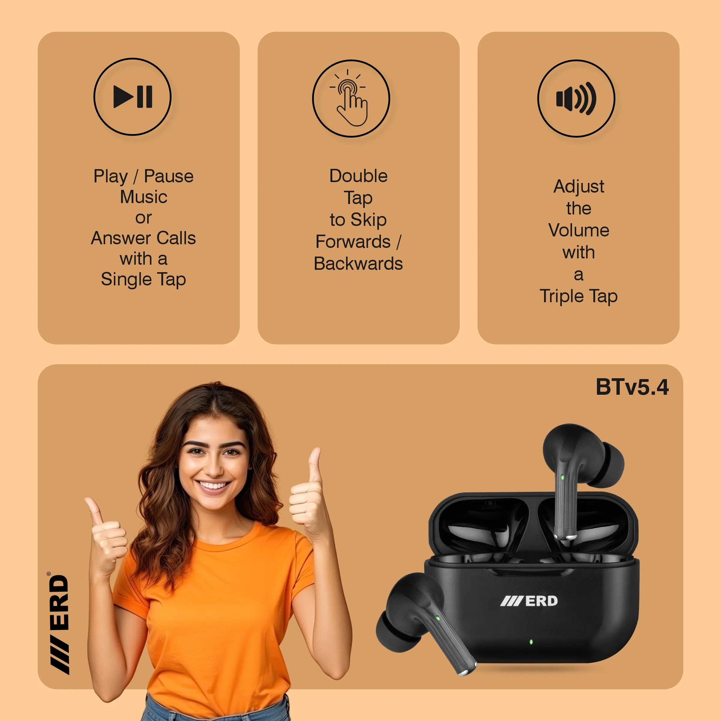 ERD TWS-110  Wireless Earbuds