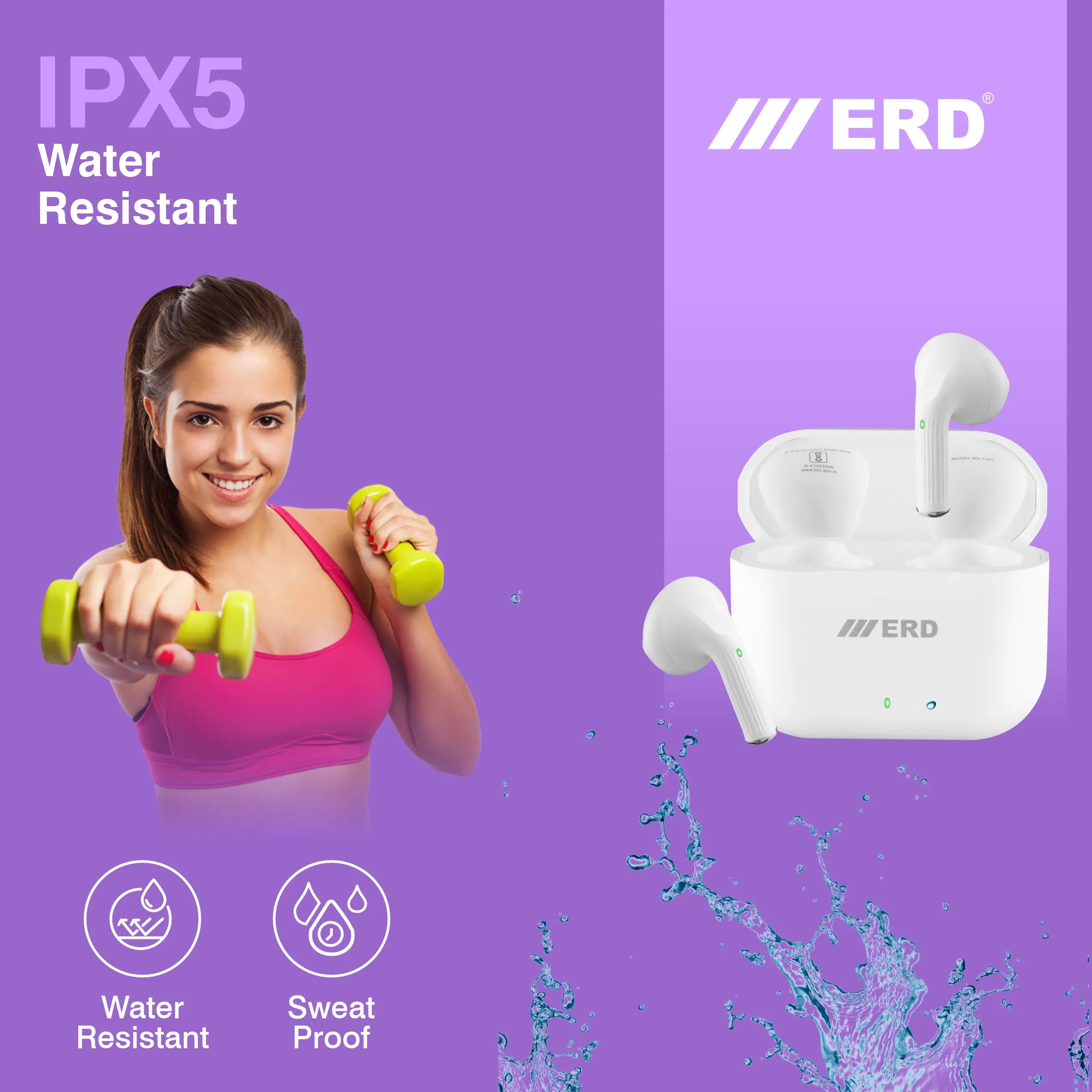 ERD TWS-120  Wireless Earbuds