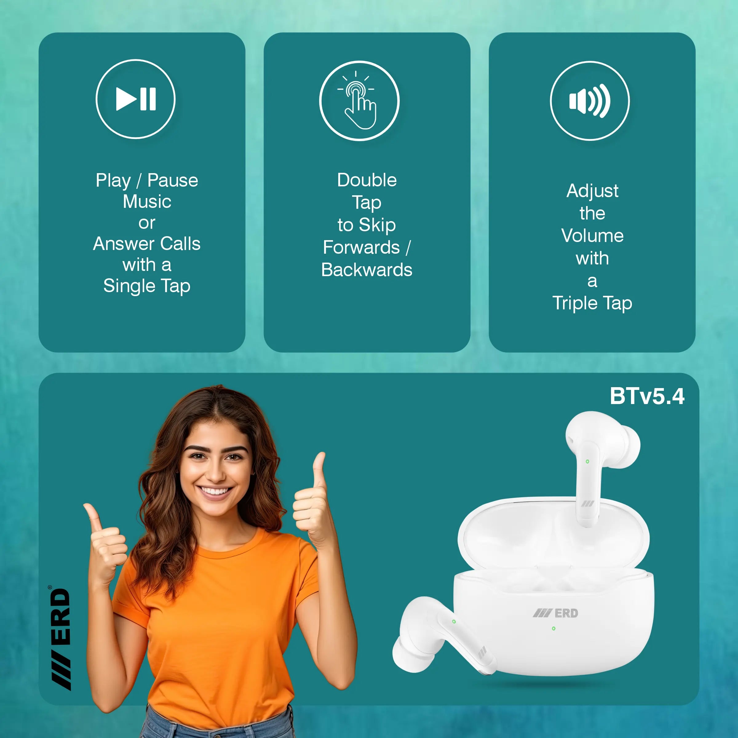 ERD TWS-150 Wireless Earbuds