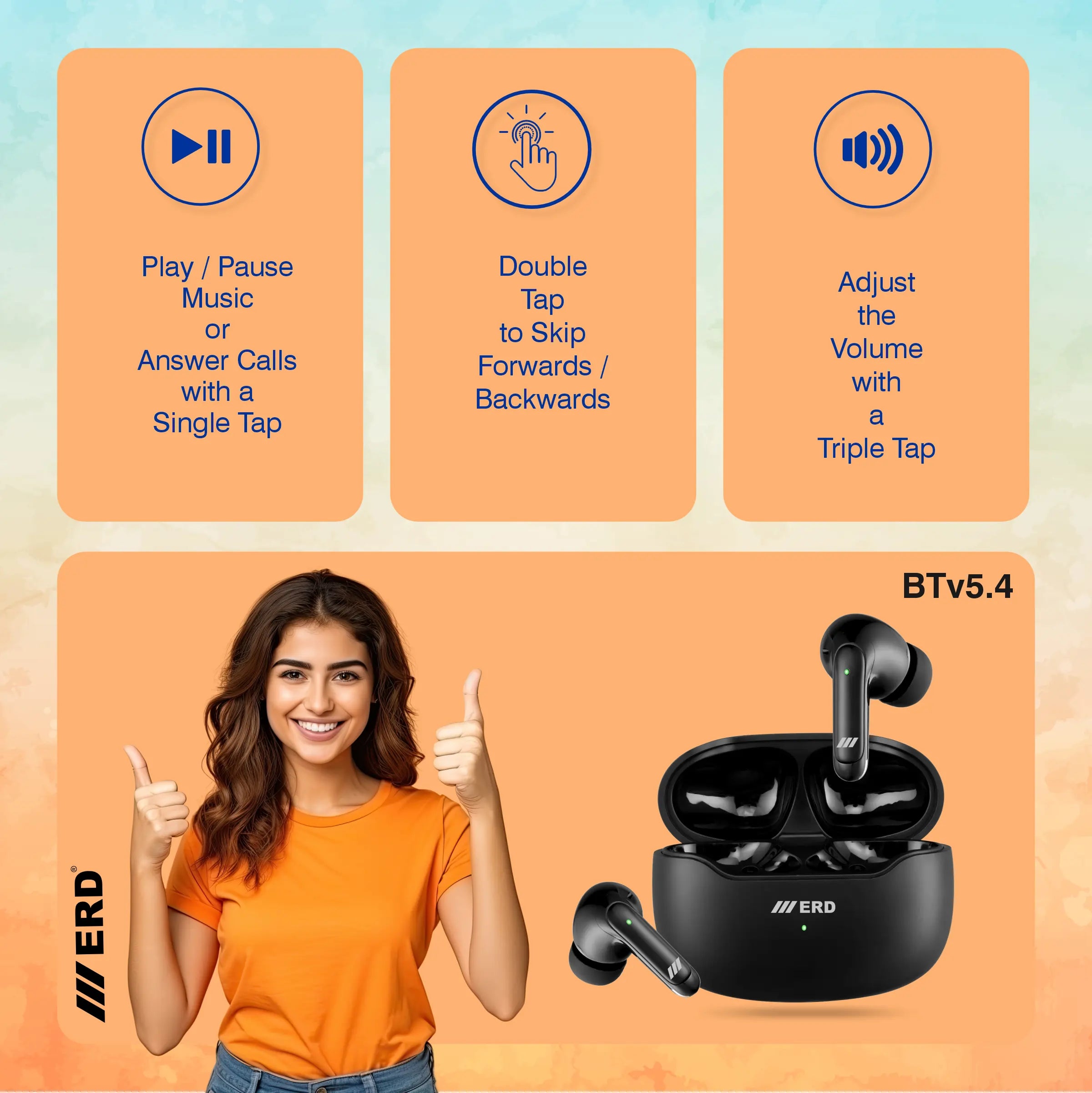 ERD TWS-150 Wireless Earbuds