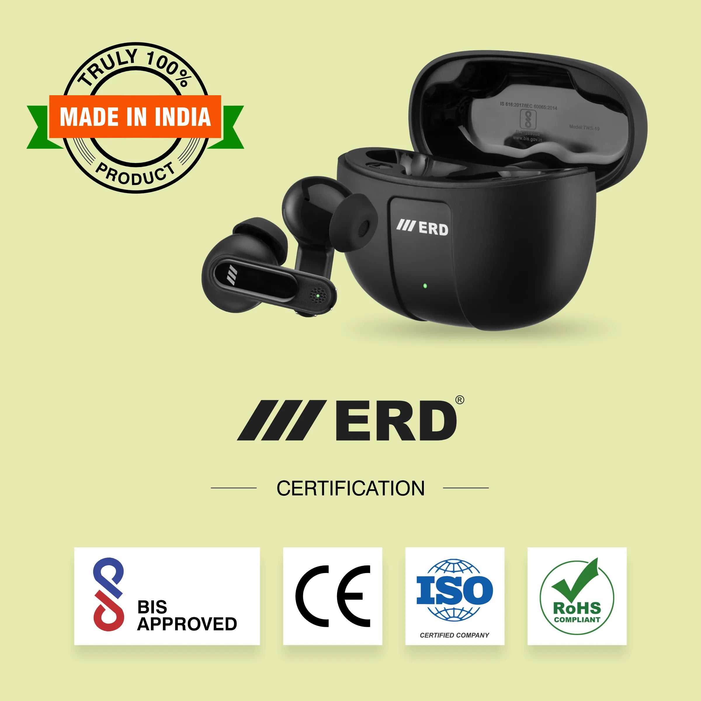 ERD TWS-19 Wireless Earbuds