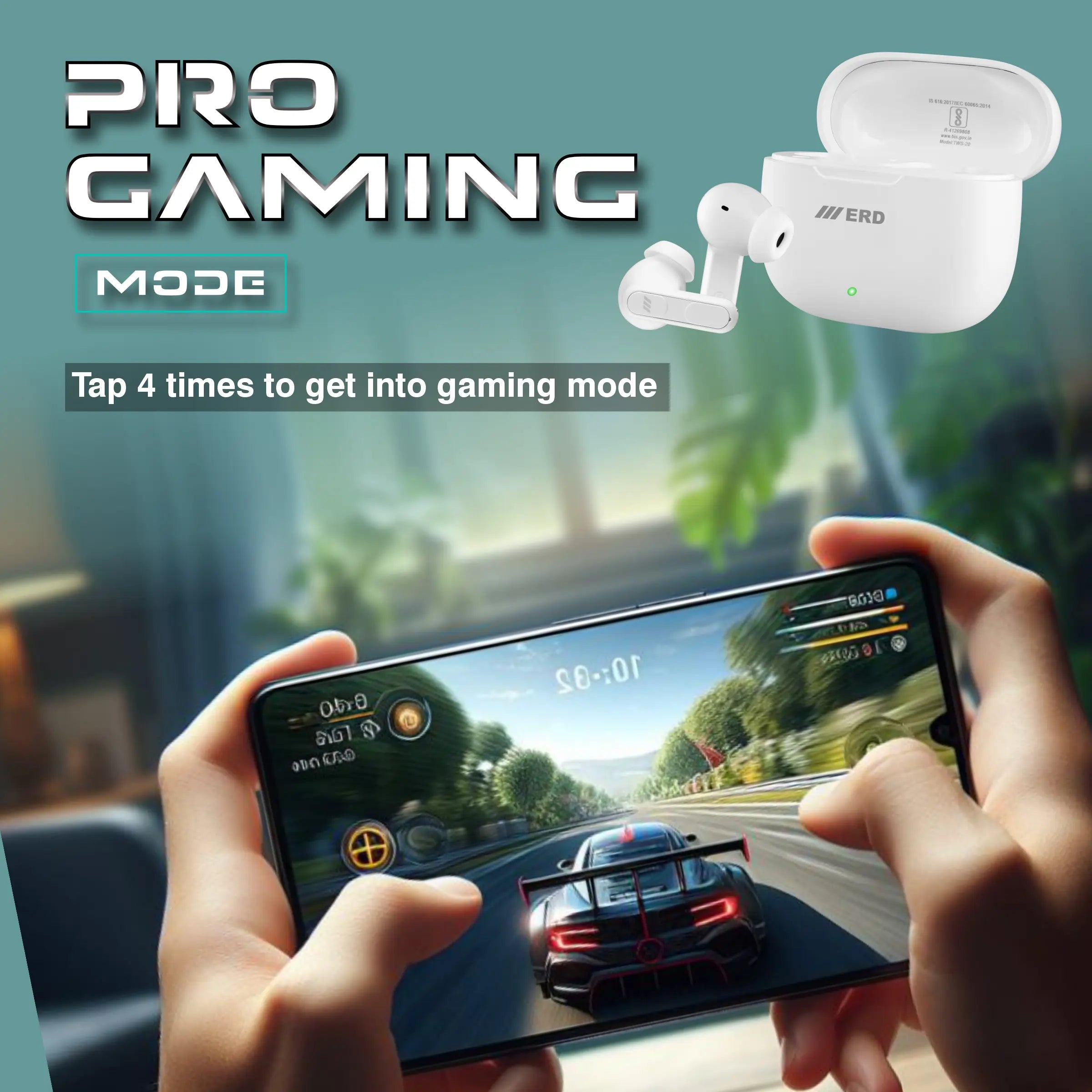 ERD TWS-20 Wireless Earbuds