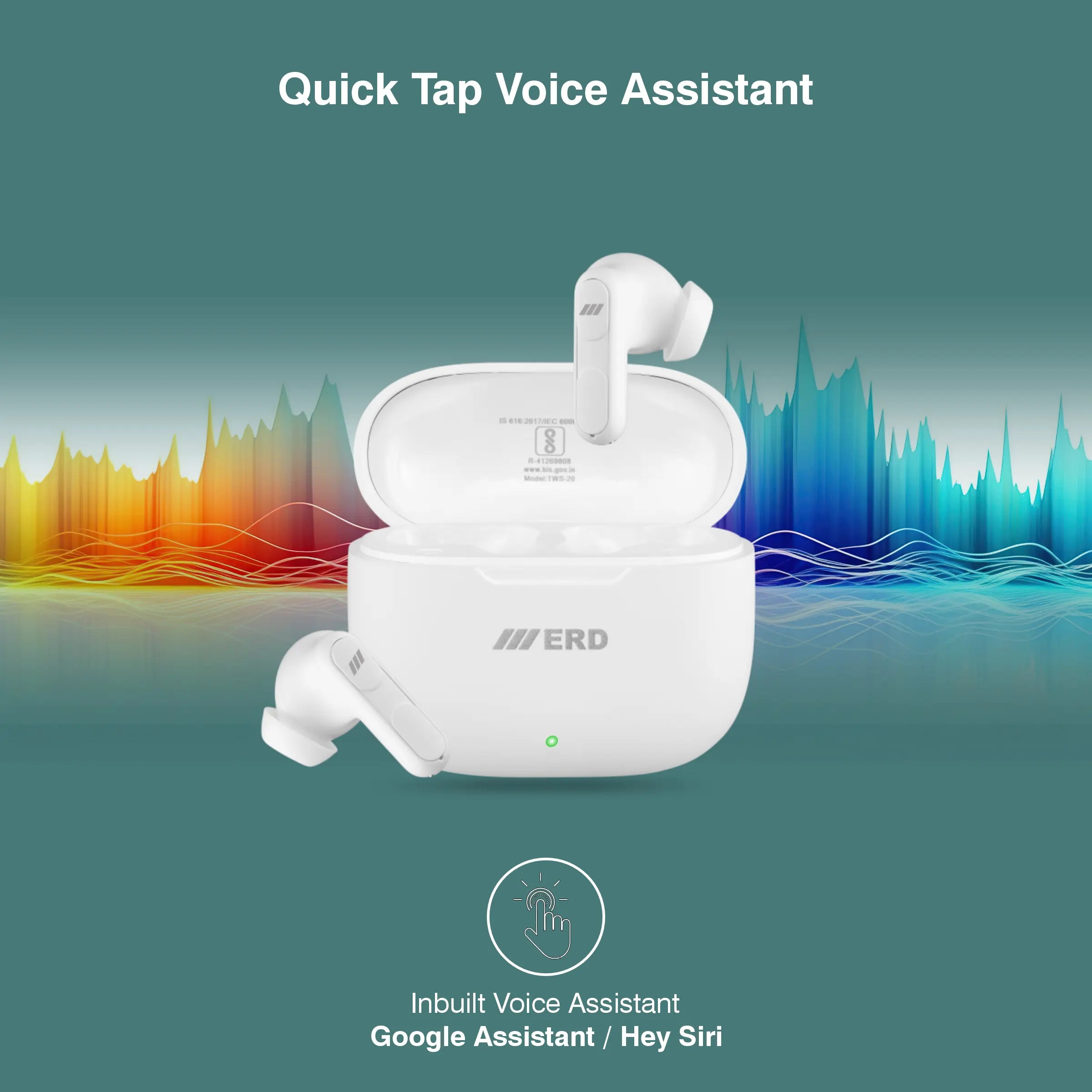 ERD TWS-20 Wireless Earbuds