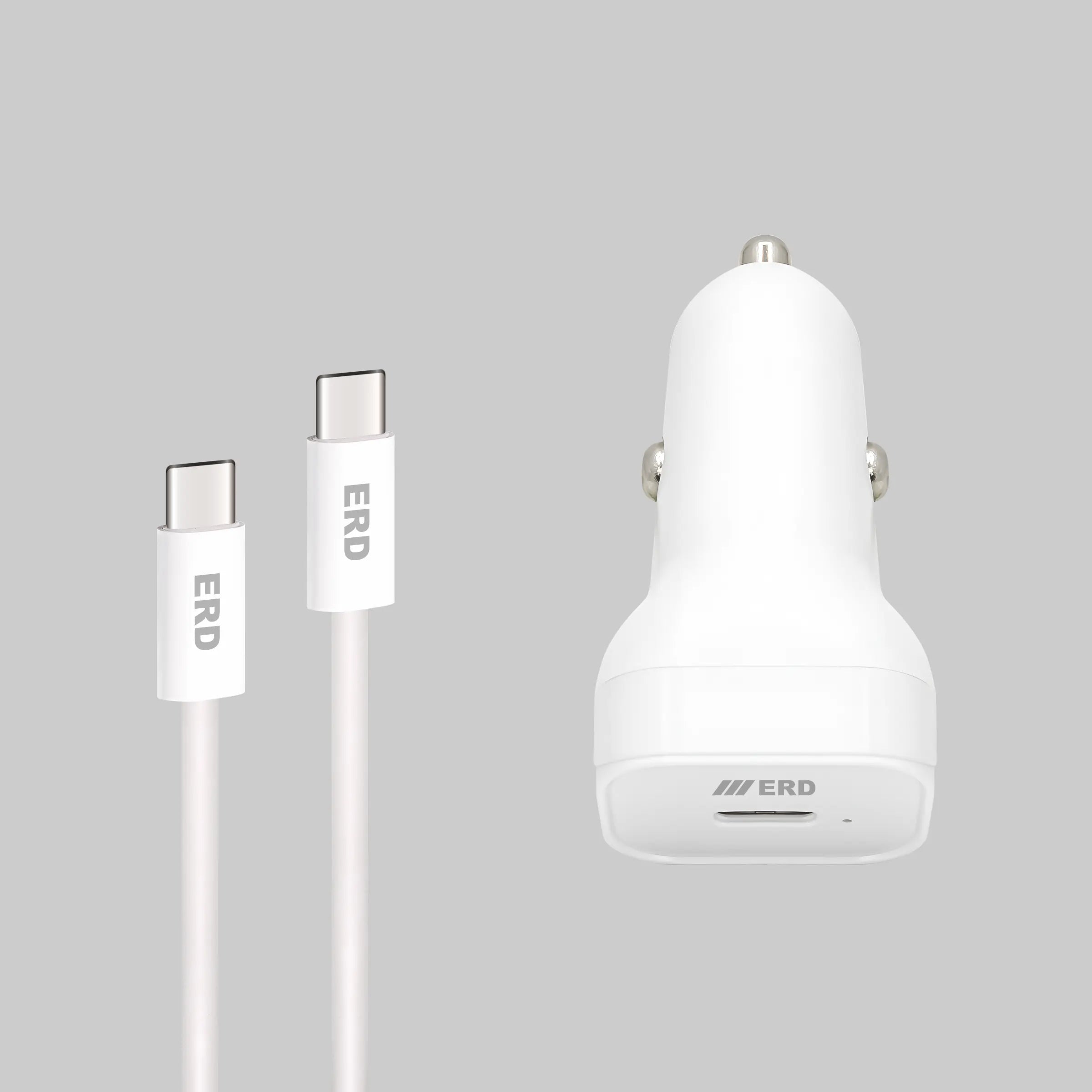ERD CC-132 CHARGER  USB-CTOC PD WHT 25W Fast Charger