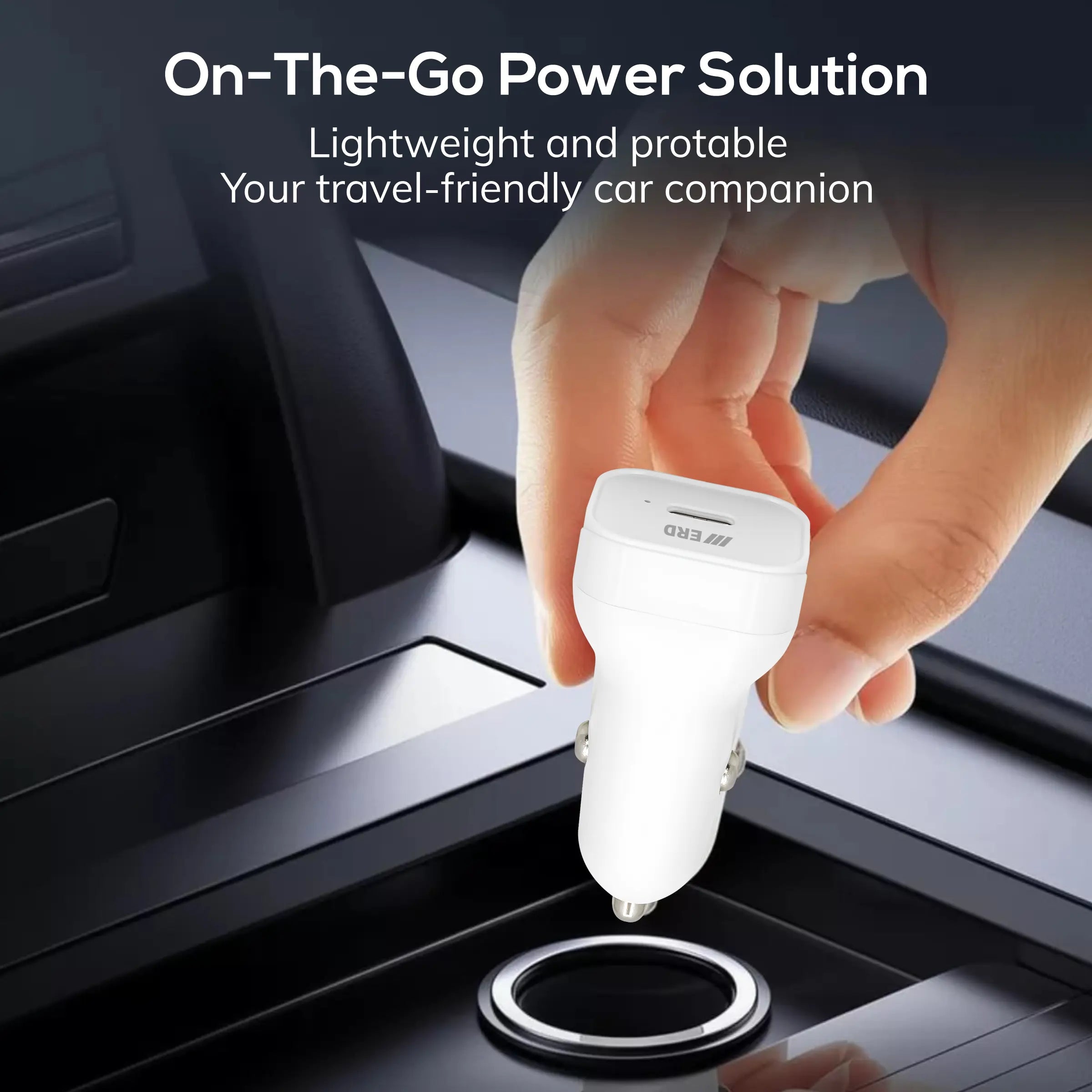 ERD CC-132 CHARGER  USB-CTOC PD WHT 25W Fast Charger
