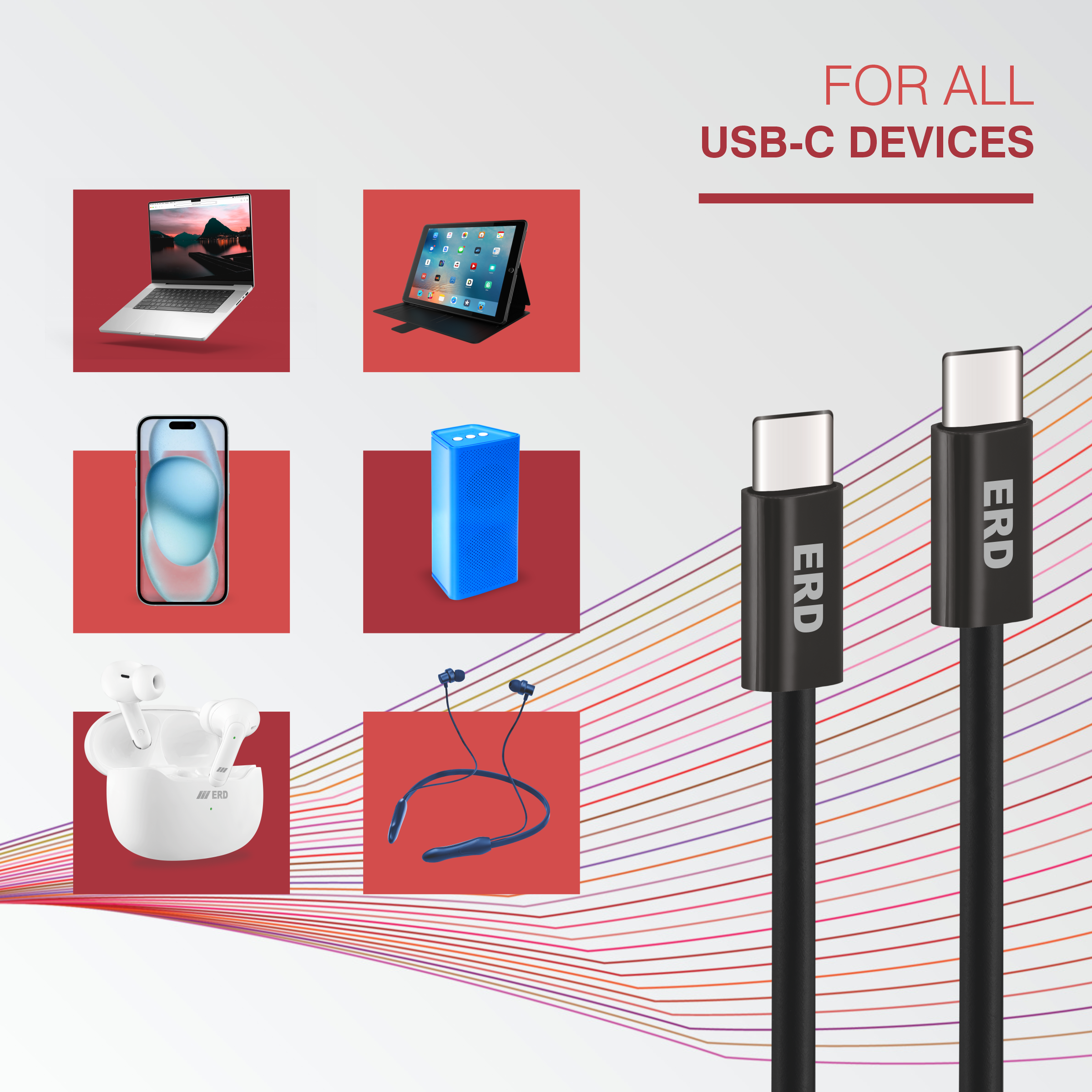 UC-317 USB-C To C IP15 Solid Casing Data Cable