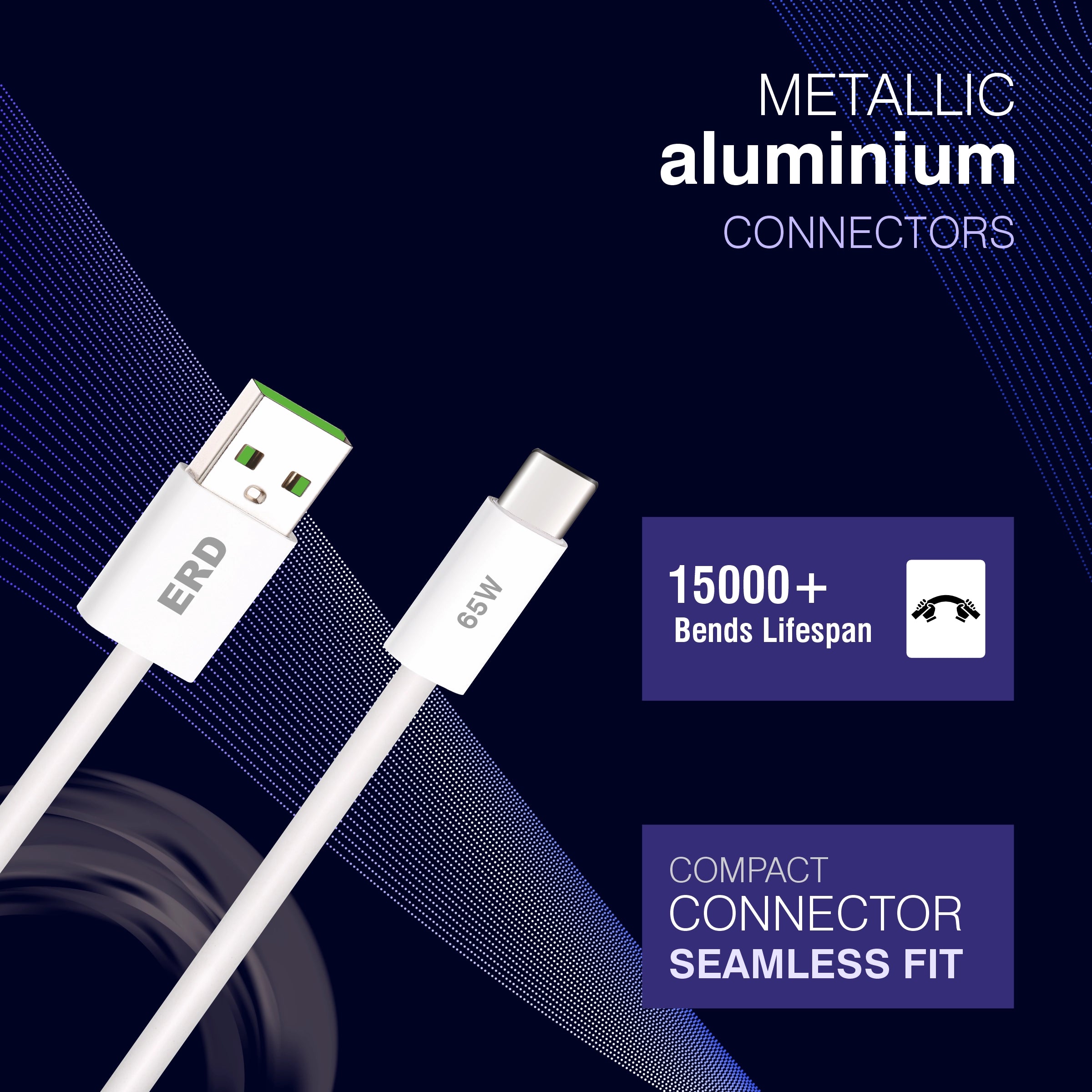 ERD UC-361 USB-A TO C Data Cable-65W
