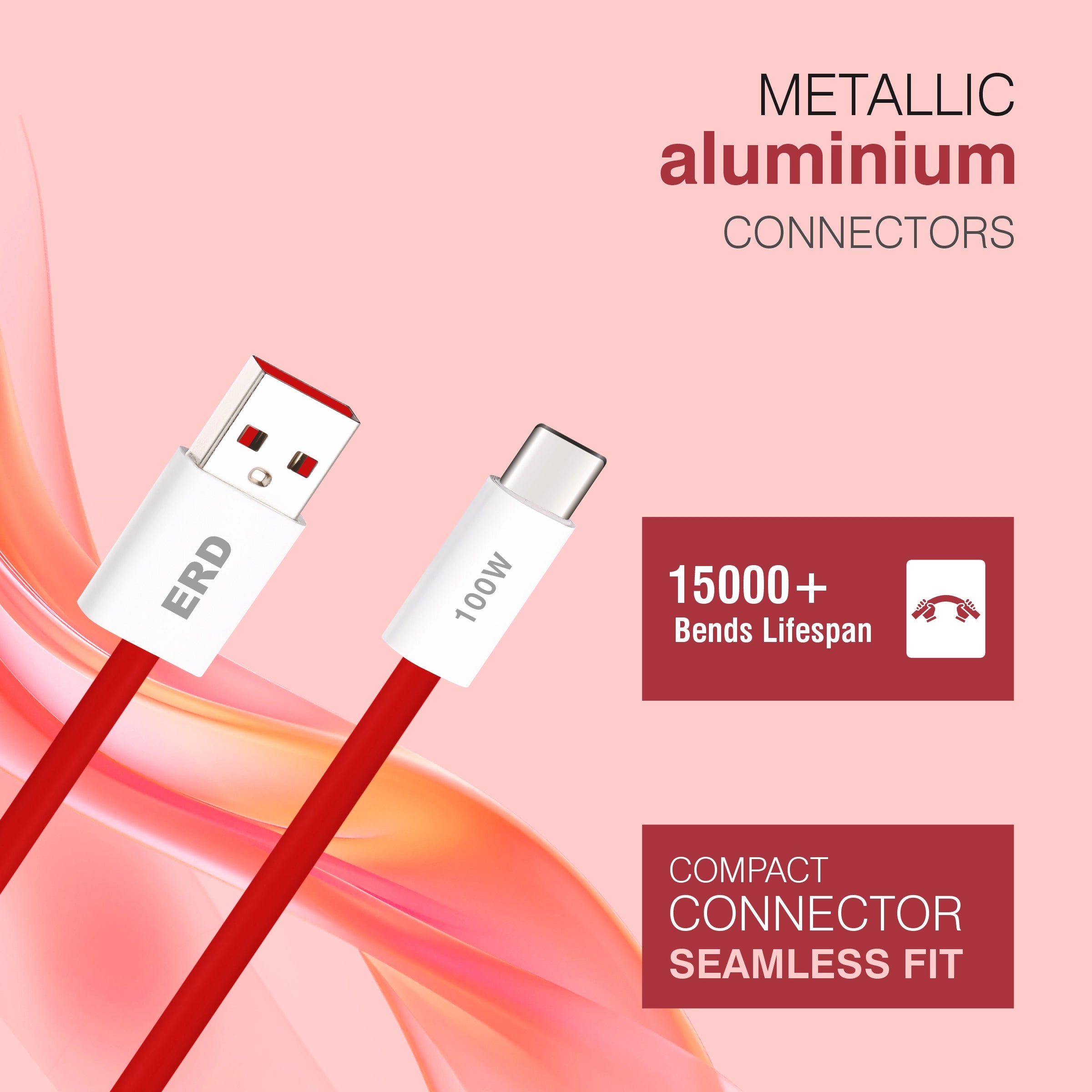 ERD UC-366 USB-A TO C Data Cable-100W