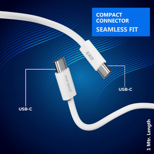 ERD UC-372 USB-C TO C Solid Casing Smart Data Cable, 240W