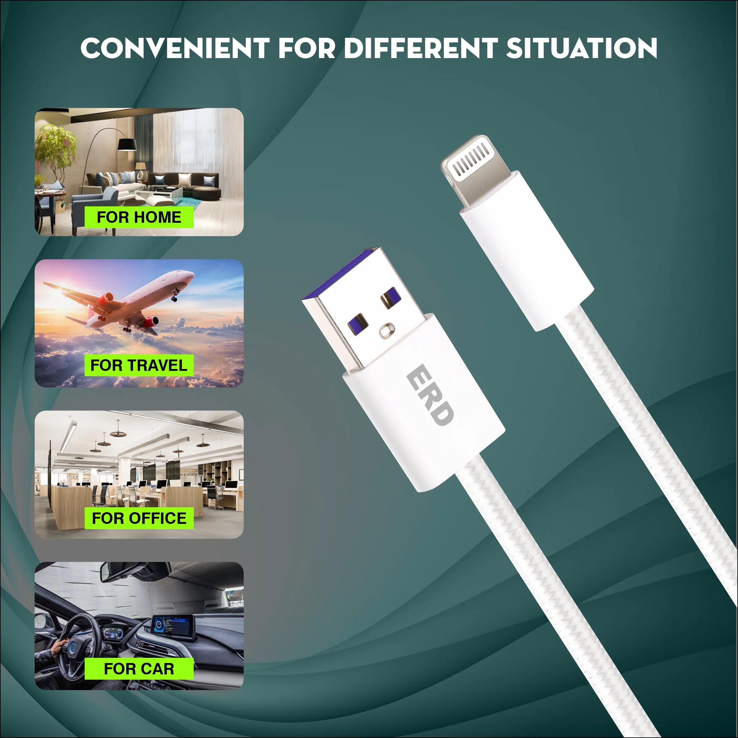 UC 190 Lightning Braided Data Cable